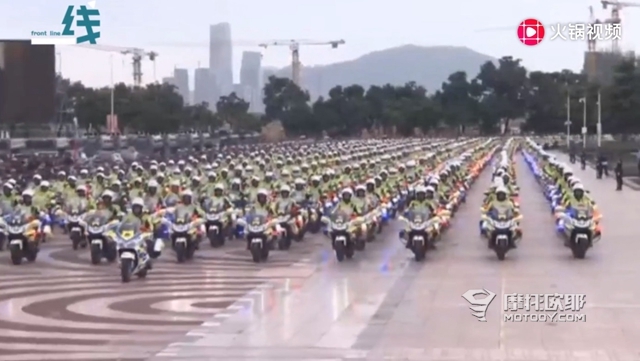 反恐势在必行，维护祖国统一！1200台警用摩托参加深圳公安大练兵 3